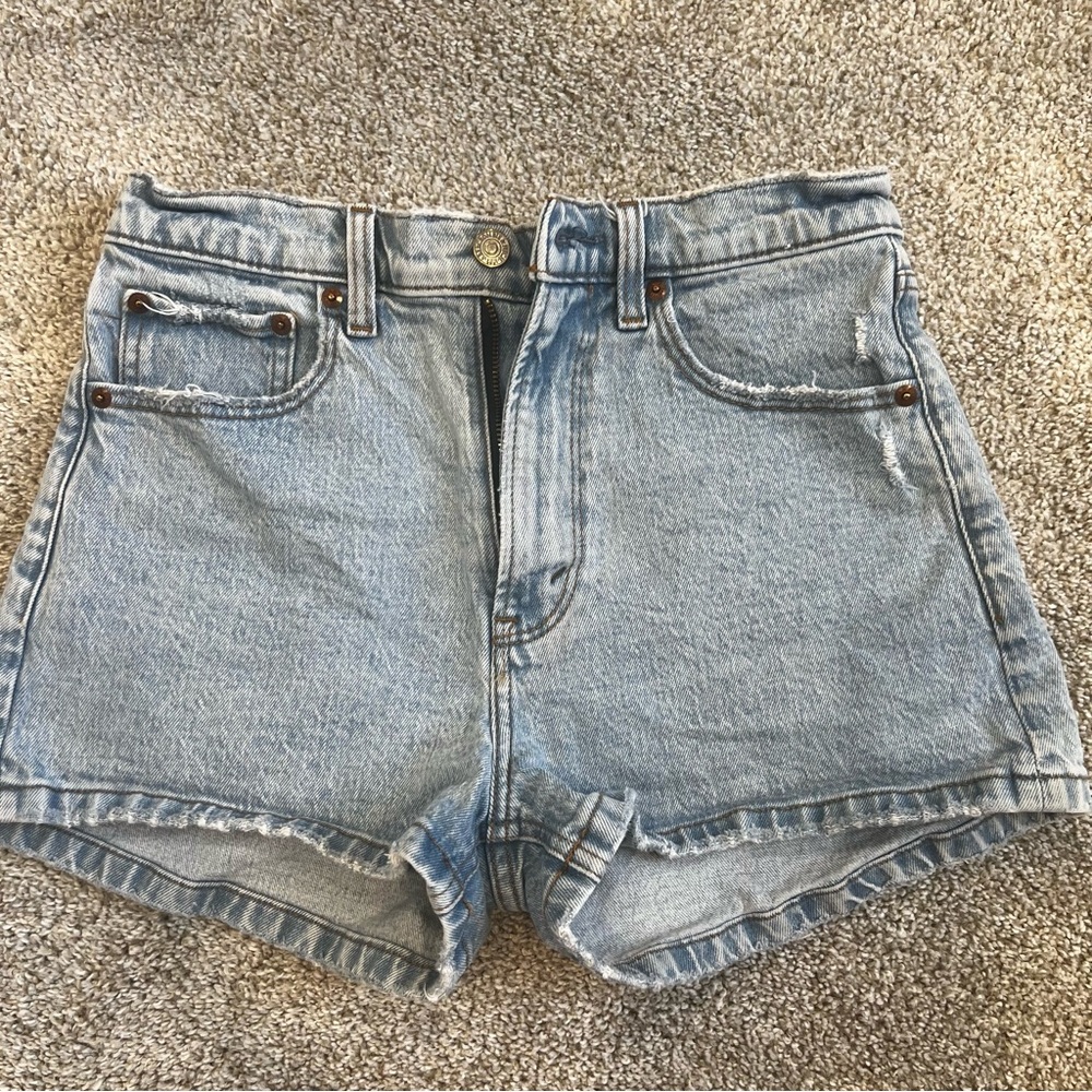 High rise mom shorts